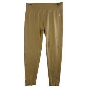 Katya Seamless High Waist Nude Tan Compression Leggings Women's L‎ Clean Girl